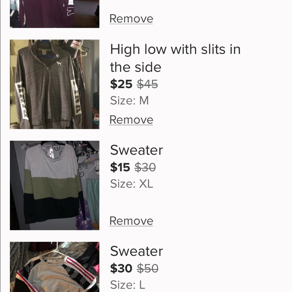 Items for trade